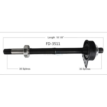 Surtrack Axle Cv Axle Shaft, Fd-3511 FD-3511